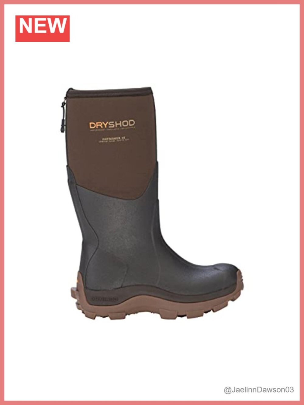 Women's Waterproof Rubber Work Boots Knee High